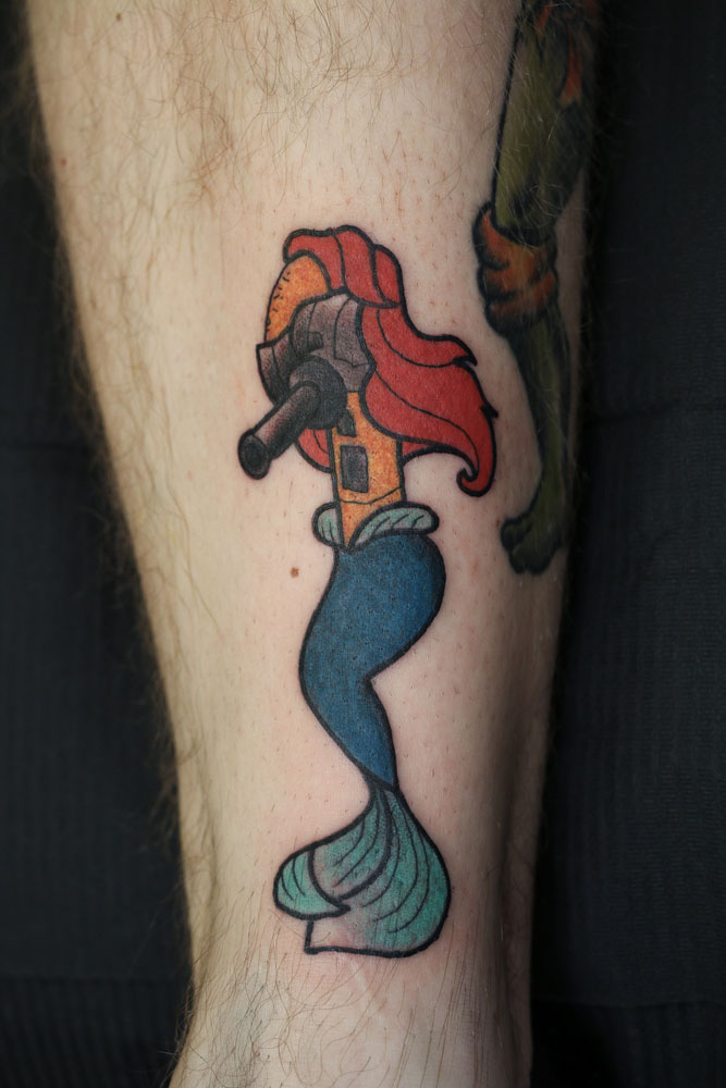 Merenneito tatuointi