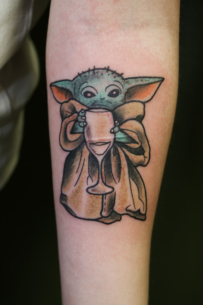 Grogu tatuointi
