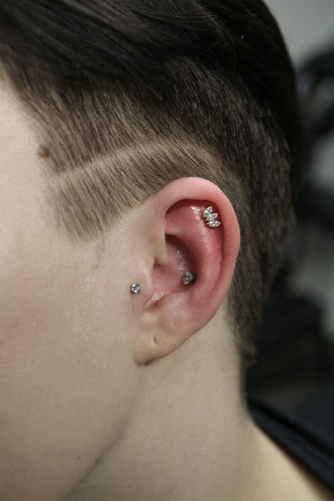 inner conch lävistys