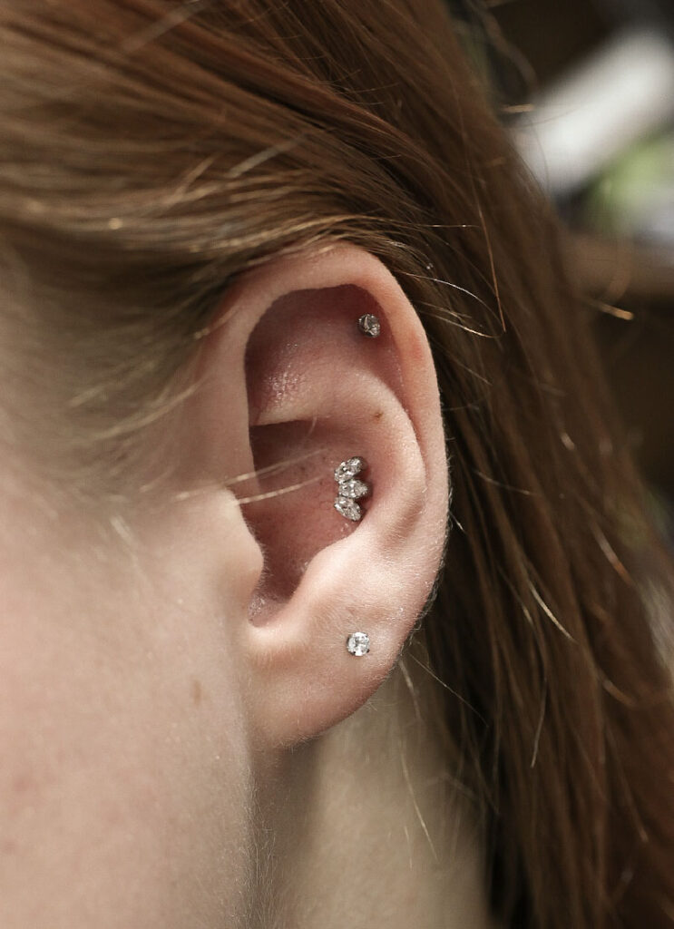 inner conch lävistys