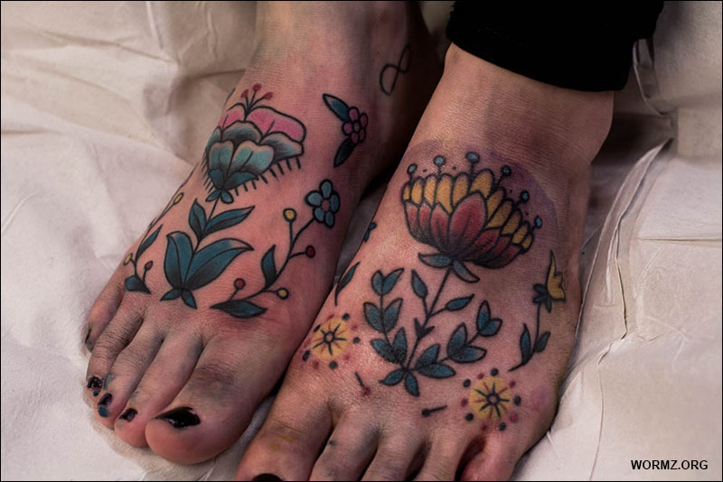kukka tatuointi