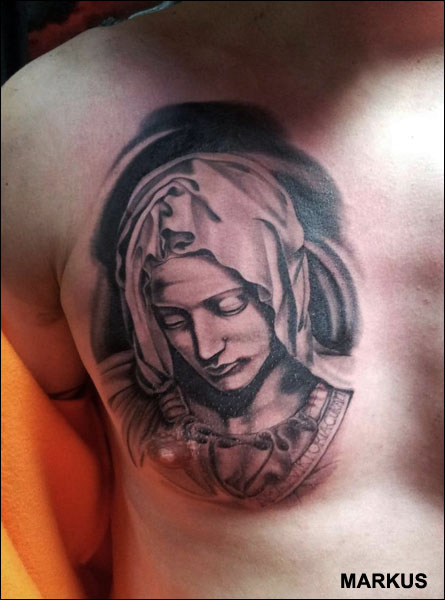 Neitsyt Maria tatuointi