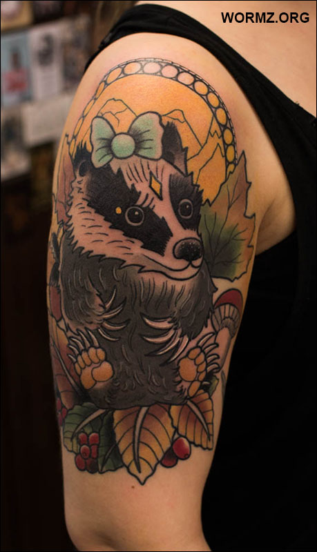 mäyrä tatuointi